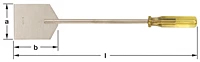 AMPCO S-1069 Raspador de mano 3-3/4'' hoja 19'' de largo