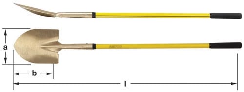 AMPCO Shovel Round Pt Long Handle AMPCO AMPCO