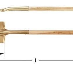 AMPCO 7732 Pala recta para bordes con mango D 46-1/2'' long. total
