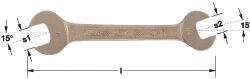 AMPCO WO-1-1/16X1-1/4 Llave de boca fija doble 1-1/16x1-1/4''