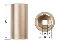 AMPCO DWI-3/4D32MM Dado profundo de impacto 3/4D 32mm