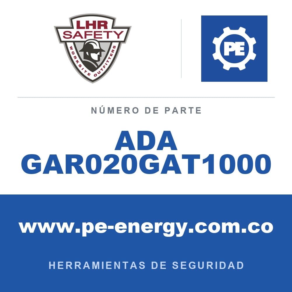 LHR ADA GAR020GAT1000 - LHR ADA GAR020GAT1000 Herramienta de seguridad manual GAR, 20" con mordaza de 1"