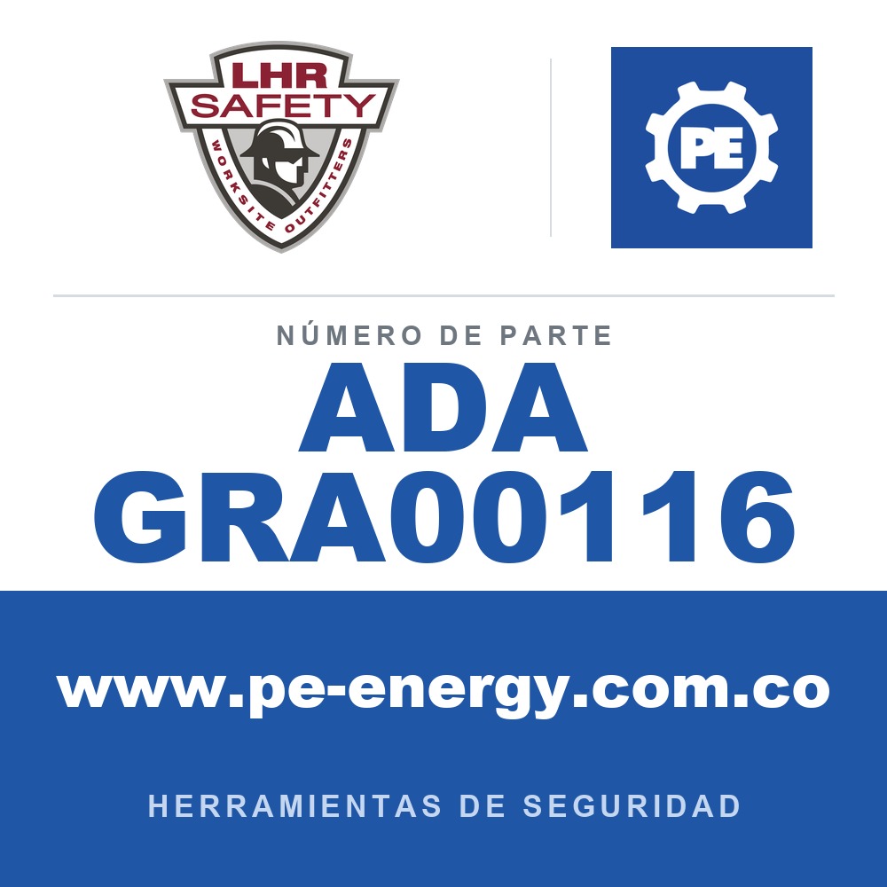 LHR ADA GRA00116 - LHR ADA GRA00116 Herramienta de seguridad manual de gancho ligero Grappler 1 16"
