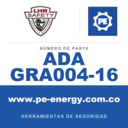 LHR ADA GRA004-16 - LHR ADA GRA004-16 Herramienta de seguridad manual Grappler 4, gancho doble/borde plano 16"