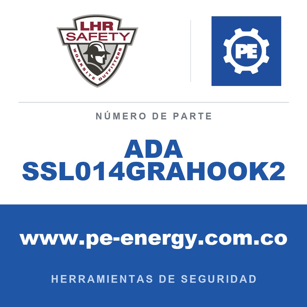 LHR ADA SSL014GRAHOOK2 - LHR ADA SSL014GRAHOOK2 Herramienta de seguridad manual Sling-Stik Lite 14" + accesorio GRAHOOK2