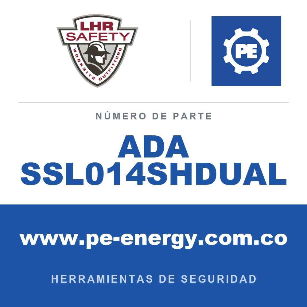 LHR ADA SSL014SHDUAL - LHR ADA SSL014SHDUAL Herramienta de seguridad manual Sling-Stik Lite 14" + accesorio SHDUAL