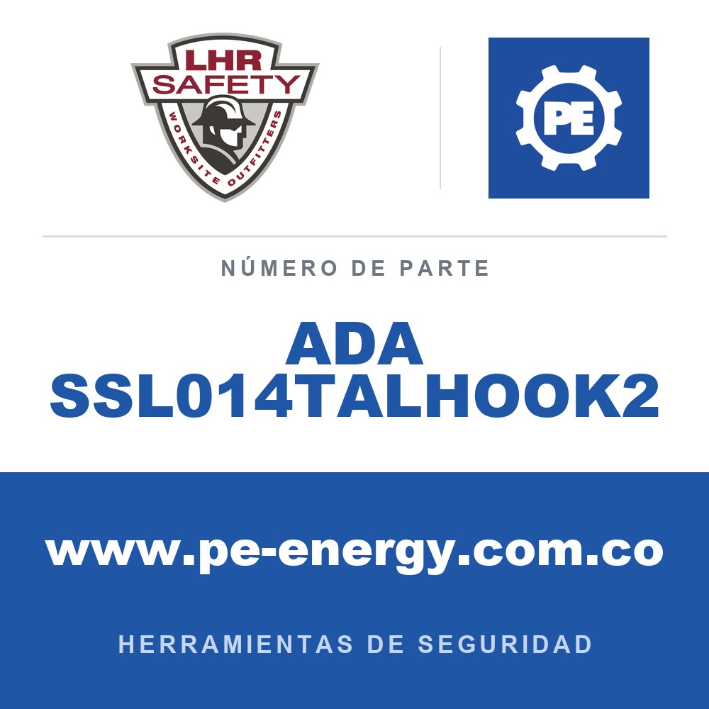 LHR ADA SSL014TALHOOK2 - LHR ADA SSL014TALHOOK2 Herramienta de seguridad manual Sling-Stik Lite 14" + accesorio TALHOOK2