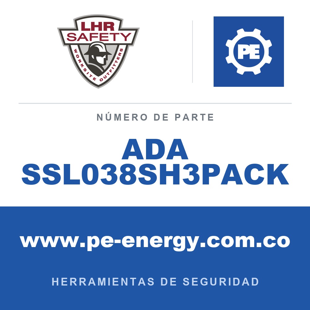 LHR ADA SSL038SH3PACK - LHR ADA SSL038SH3PACK Herramienta de seguridad manual Sling-Stik Lite 38" + accesorios SH3PACK