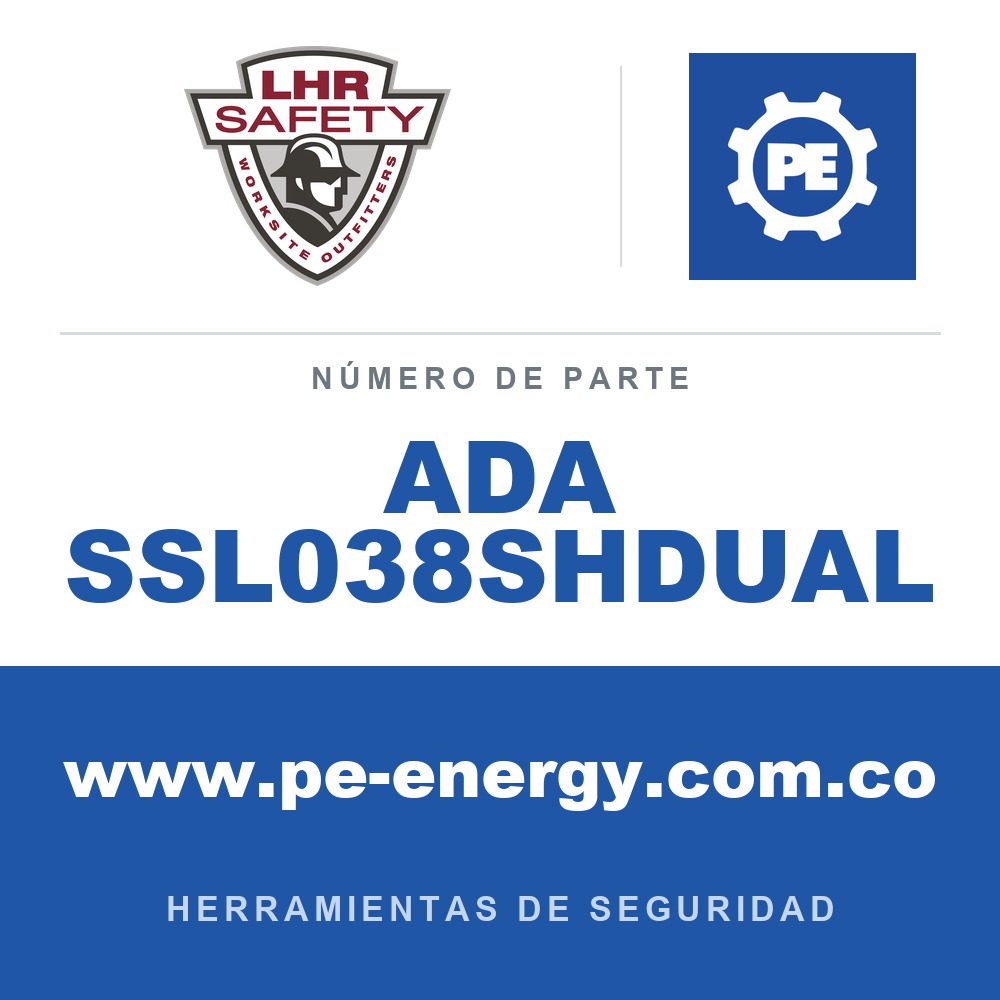 LHR ADA SSL038SHDUAL - LHR ADA SSL038SHDUAL Herramienta de seguridad manual Sling-Stik Lite 38" + accesorio SHDUAL