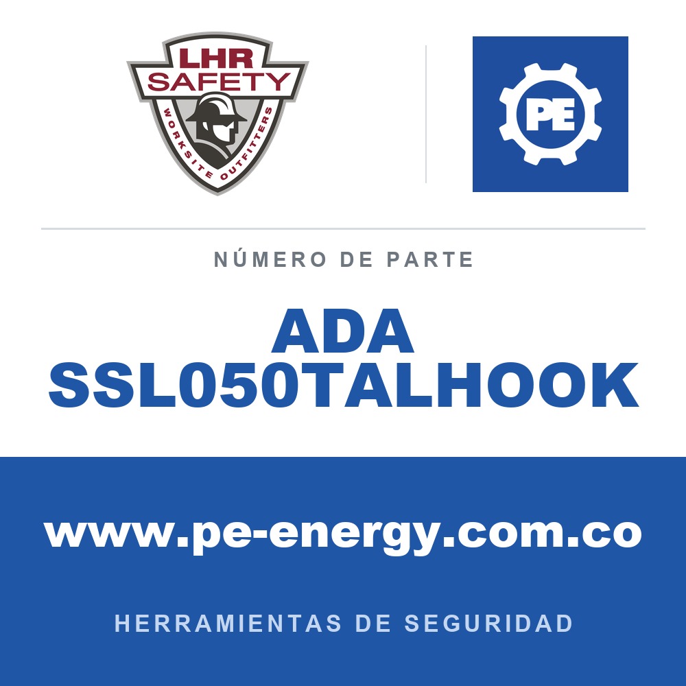 LHR ADA SSL050TALHOOK - LHR ADA SSL050TALHOOK Sling-Stik Lite Herramienta de Seguridad Manual 50" + Accesorio TALHOOK