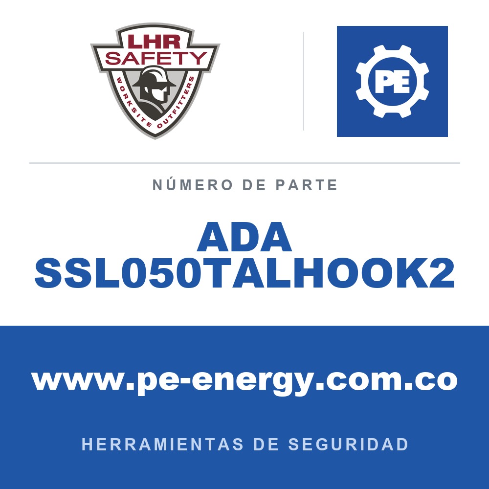 LHR ADA SSL050TALHOOK2 - LHR ADA SSL050TALHOOK2 Herramienta de seguridad manual Sling-Stik Lite 50" + accesorio TALHOOK2