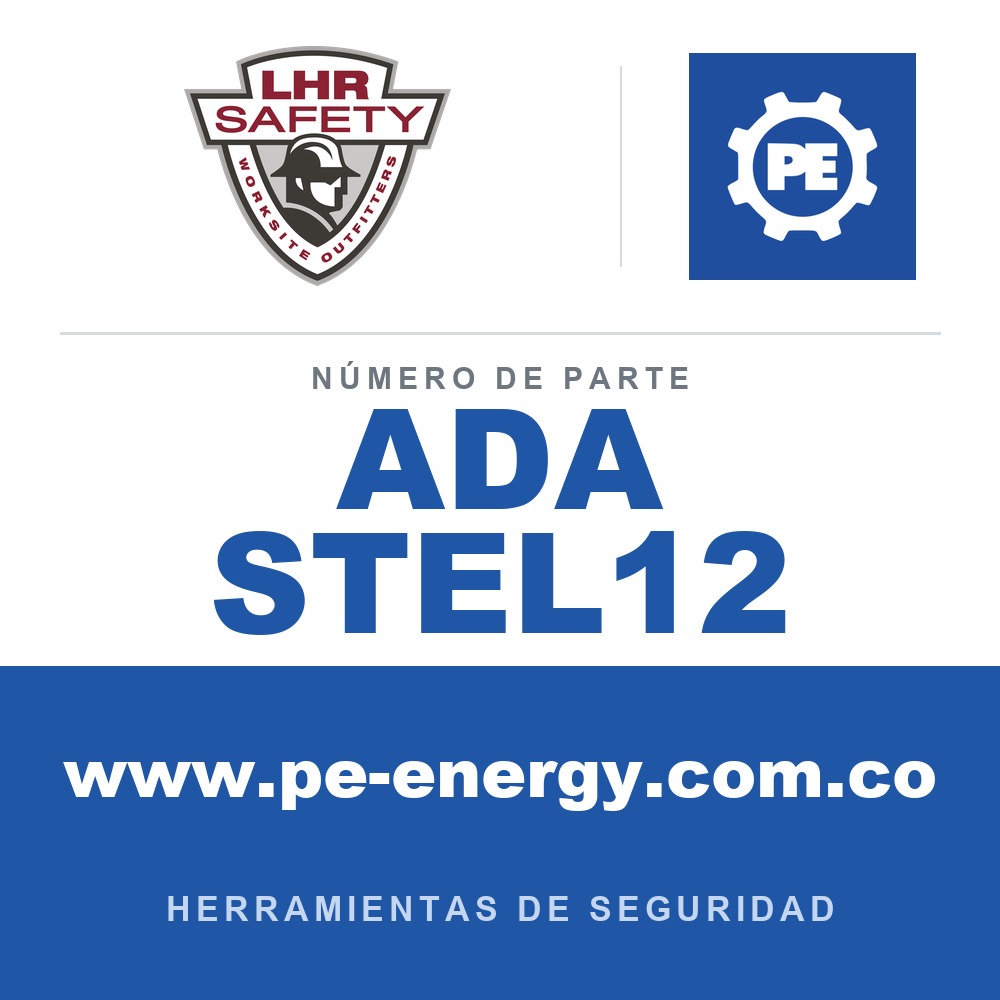 LHR ADA STEL12 Herramienta de seguridad manual Steer-Stik Lite, 12"