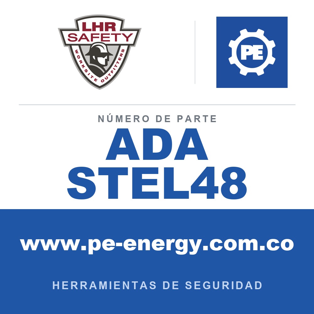 LHR ADA STEL48 - LHR ADA STEL48 Steer-Stik Lite, herramienta de seguridad manual 48"