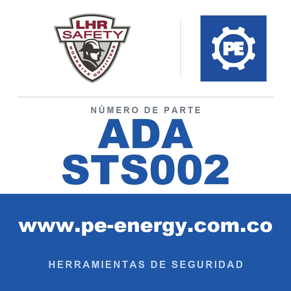 LHR ADA STS002 - LHR ADA STS002 Cuerda de control magnética XL ajustable Safe-T-Stik 5', 6.5' y 8'