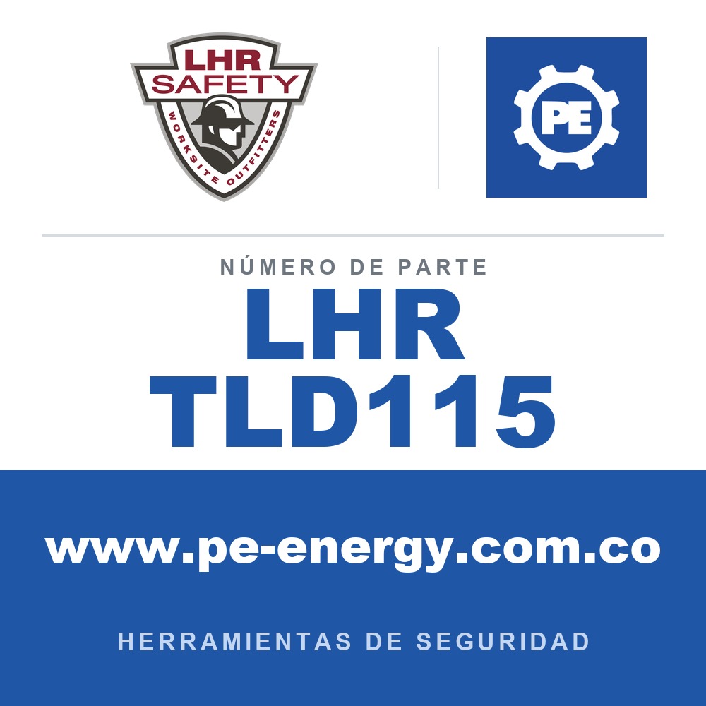 LHR LHR TLD115 - LHR TLD115 Línea de vida (tagline), recubierta, sin enredos, con gancho de seguridad de 5/8" x 15 ft. NARANJA