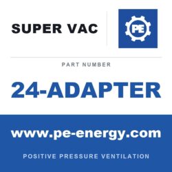 Super Vac 24-ADAPTER Adaptador de ventilador a conducto de 24"