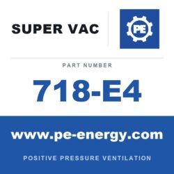 Super Vac 718-E4 Ventilador PPV eléctrico de 18" serie 7