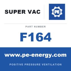 Super Vac F164 Ventilador eléctrico para espacios confinados serie F de 16"
