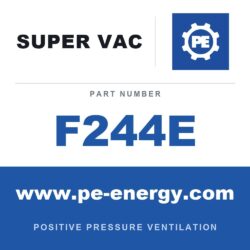 Super Vac F244E Ventilador eléctrico para espacios confinados 24" serie F, ubicación peligrosa