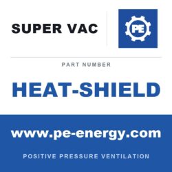 Super Vac HEAT-SHIELD Escudo térmico para extensión de escape para PPV a gasolina