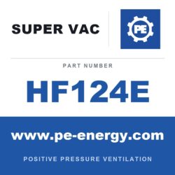 Super Vac HF124E Ventilador eléctrico para espacios confinados 12" serie F, ubicación peligrosa