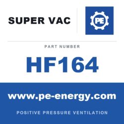 Super Vac HF164 Ventilador eléctrico para espacios confinados 16" serie F