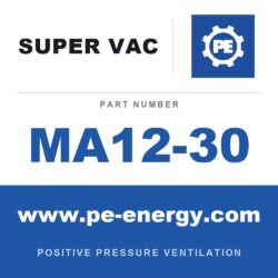 Super Vac MA12-30 Adaptador para ventilador de 12" a alcantarilla de 30"
