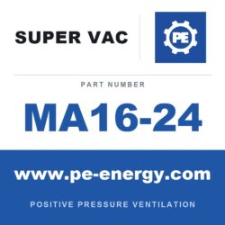 Super Vac MA16-24 Adaptador para ventilador de 16" a alcantarilla de 24"