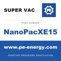 Super Vac NanoPacXE15 8" Nano con 15 Ft. de ducto conductivo