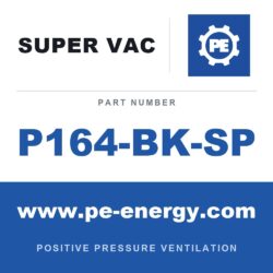 Super Vac P164-BK-SP eyector de humo de 16", compatible con Makita XGT con alimentación externa