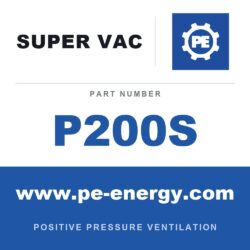 Super Vac P200S Extractor de humo eléctrico 20"