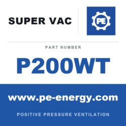 Super Vac P200WT Eyector de humo de 20" serie WT