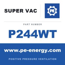 Super Vac P244WT Eyector de humo de 24" serie WT