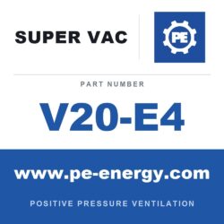 Super Vac V20-E4 PPV eléctrico serie Valor de 20"