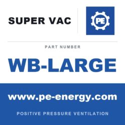 Super Vac WB-LARGE Sistema de soporte para tubería de 2.0" de diámetro