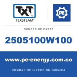 Texsteam 2505100W100 Bomba - BOMBA 2505 1/2 SIMPLEX (SPLX) SS BUN-TEF/BUN SIN CAJA REDUCTORA (GRBOX) Y BASE