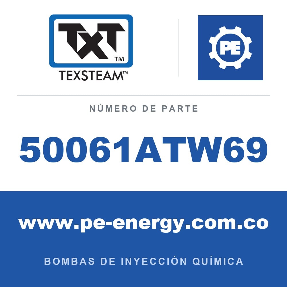 Texsteam 50061ATW69 Bomba - 5004 BOMBA (PUMP) 3/4 SS SDP/KAL C/REGULADOR (REG)+MANÓMETRO (GAGE) PARA GAS AMARGO (SOUR GAS)