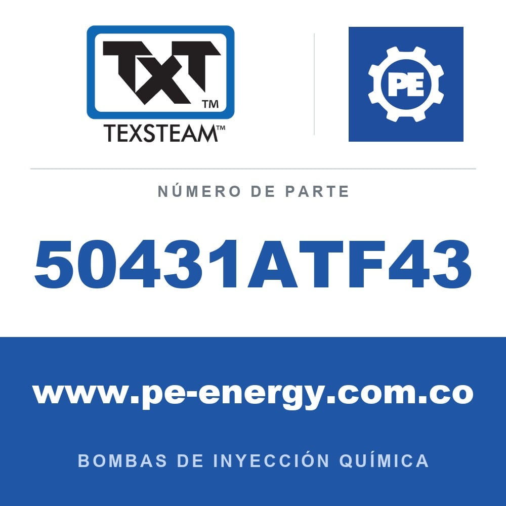 Texsteam 50431ATF43 Bomba - 5045 BOMBA (PUMP) SIMPLEX (SPLX) 3/8 SS T/T C/RFLTR/MANÓMETRO (GA), MS GAS AMARGO (SOUR GAS)