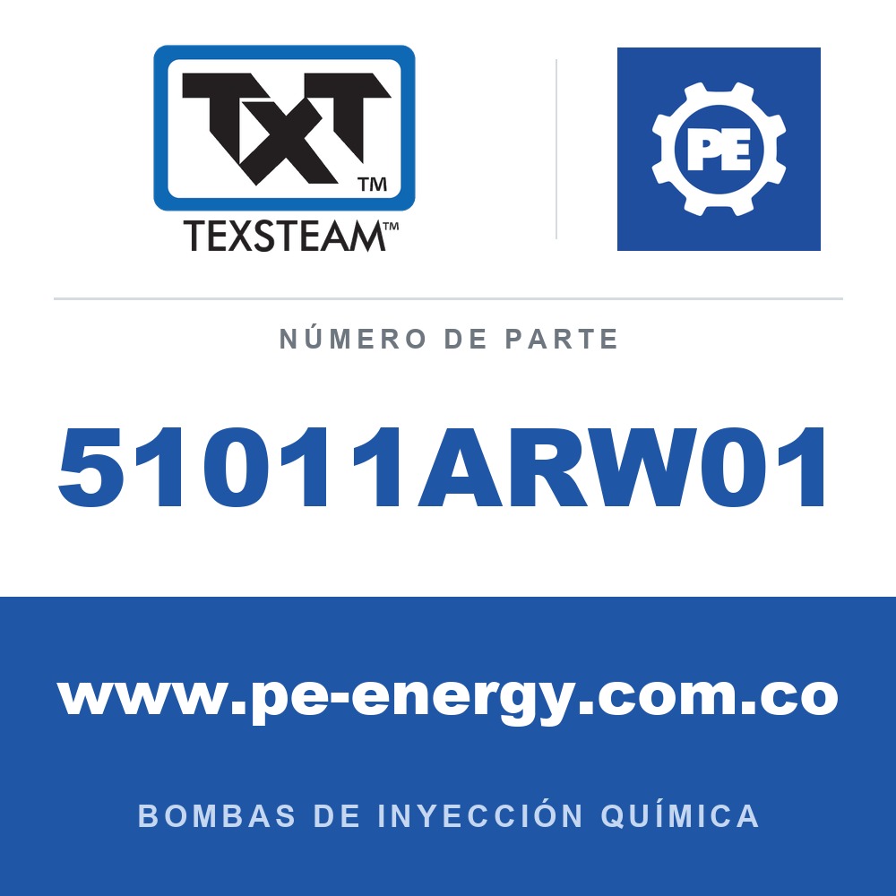 Texsteam 51011ARW01 Bomba - 5101-H BOMBA (PUM) DI BUN/BUN C/5 GAL TANQUE (TK), REGULADOR Y MANÓMETRO (R&G)