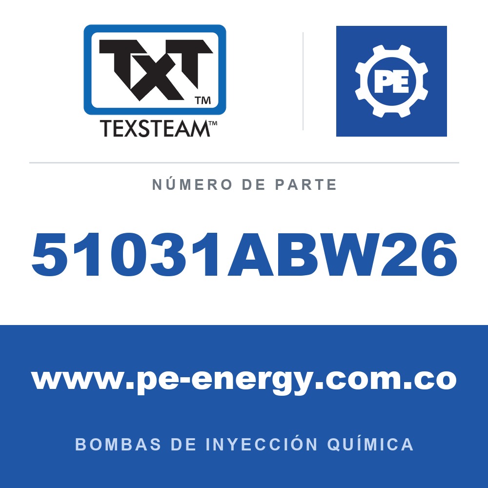 Texsteam 51031ABW26 Bomba - 5103-LP BOMBA (PUMP) 3/8 SS VIT/VIT