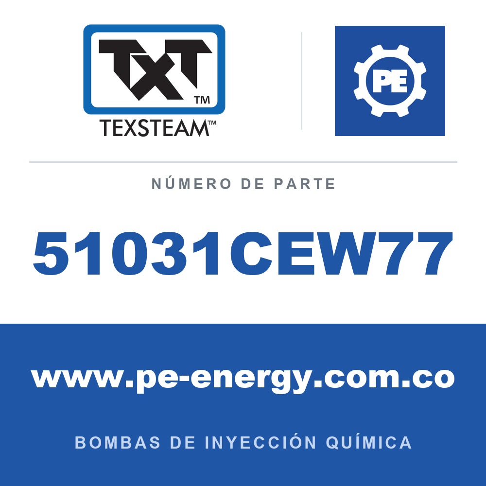 Texsteam 51031CEW77 Bomba - 5103-LP BOMBA (PUMP) DI SDP/SDP 10GAL TANQUE (TANK) REGULADOR (REGULATOR) MANÓMETRO (GAGE)