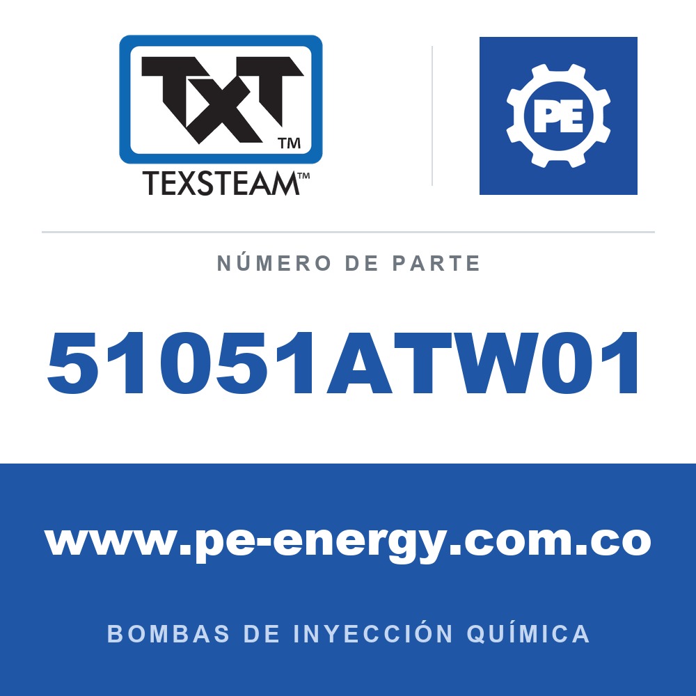 Texsteam 51051ATW01 Bomba - 5105-HP BOMBA (PUM) DI BUN/BUN SG REGULADOR (REG)+MANÓMETRO (GA)