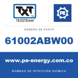 Texsteam 61002ABW00 Bomba - 6100 BOMBA (PUMP) DÚPLEX (DUPLEX) CARCASAS (HOUSINGS) CON SIN CABEZALES (HEADS)
