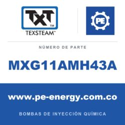 Texsteam MXG11AMH43A Bomba - MXG1-1 BOMBA (PUM) SIMPLEX (SPLX) SS TEF/TEF HORIZONTAL (HORZ) ESTÁNDAR (STD)