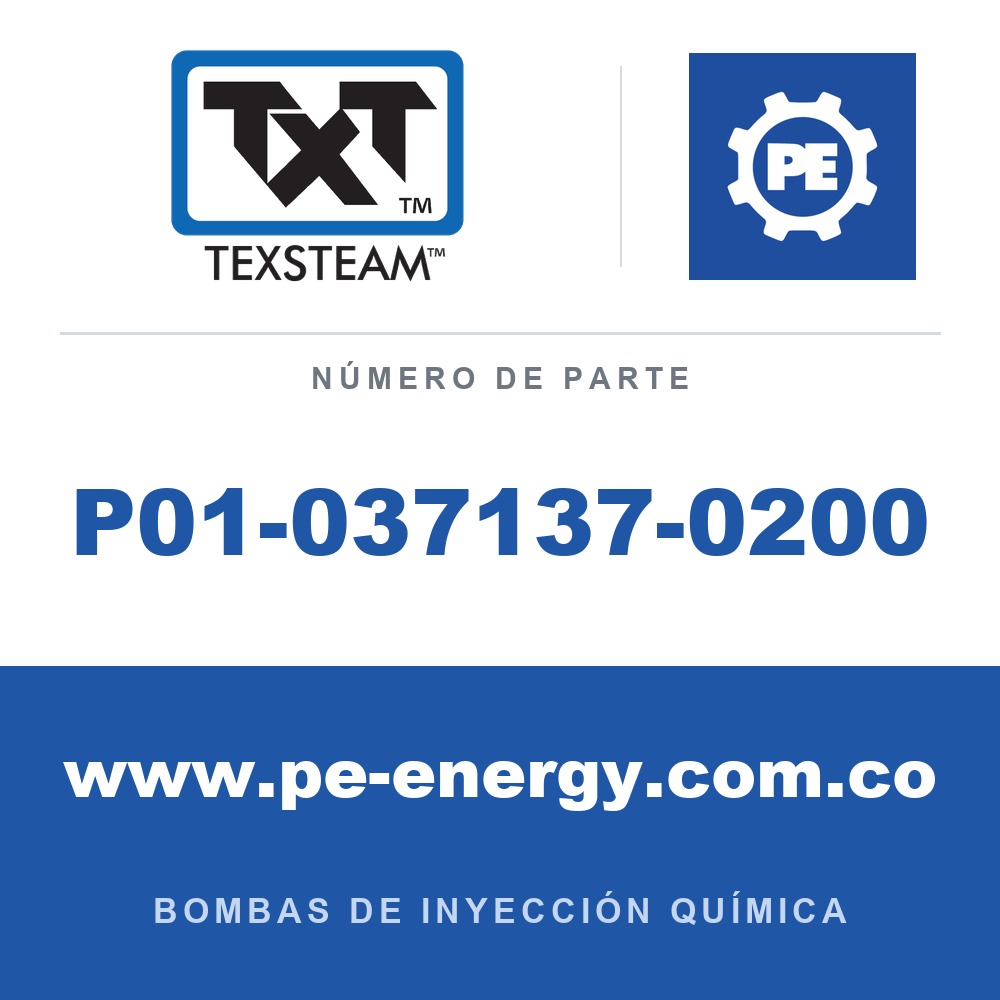 Texsteam P01-037137-0200 - Texsteam P01-037137-0200 - Componente de Tornillería y Herraje