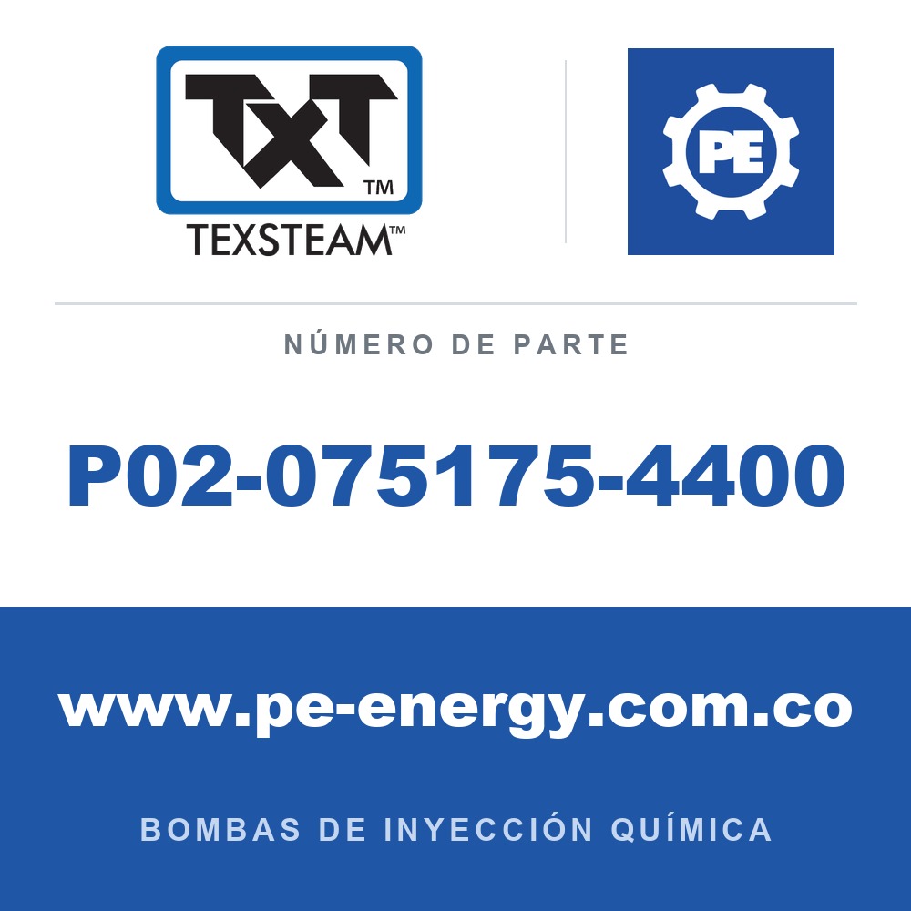 Texsteam P02-075175-4400 - Texsteam P02-075175-4400 - Componente de Tornillería y Herraje
