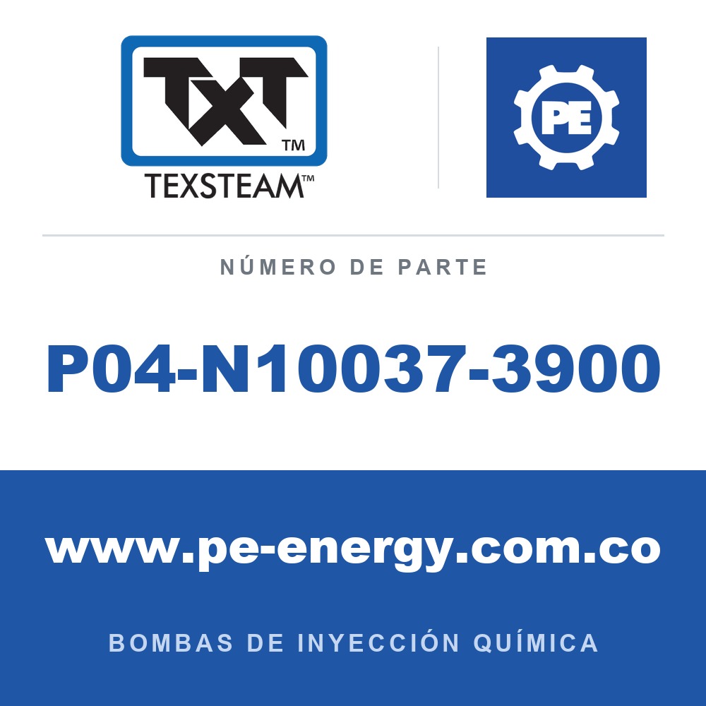 Texsteam P04-N10037-3900 - Texsteam P04-N10037-3900 - Componente de Tornillería y Herraje