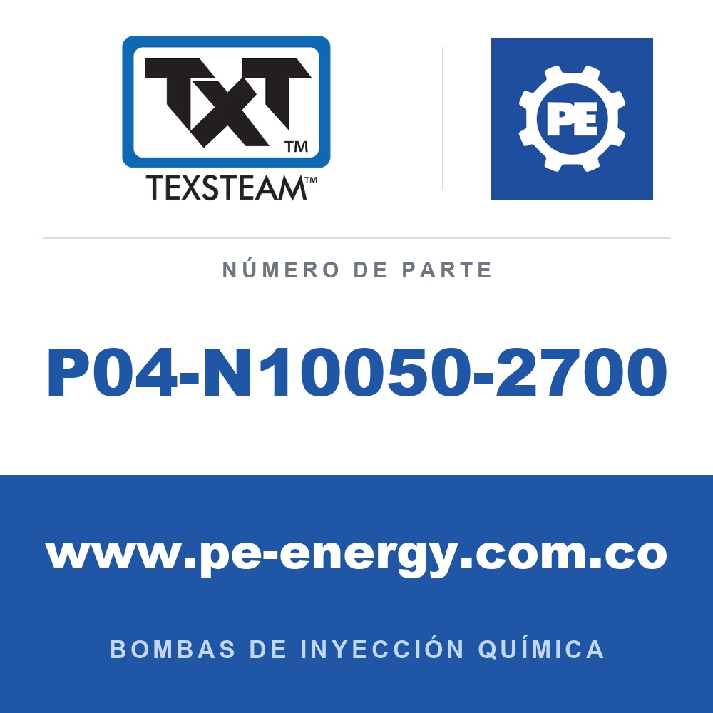 Texsteam P04-N10050-2700 - Texsteam P04-N10050-2700 - Componente de Tornillería y Herraje