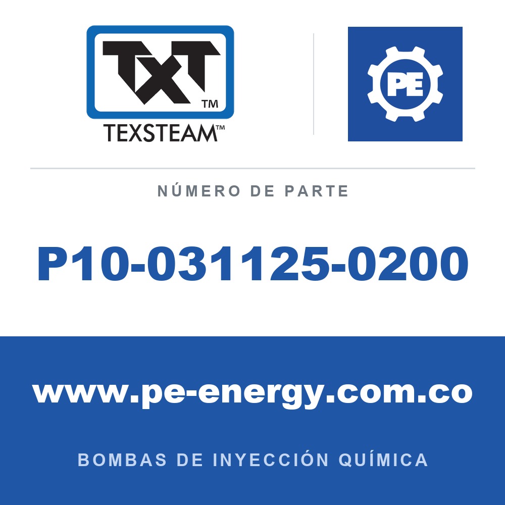 Texsteam P10-031125-0200 - Texsteam P10-031125-0200 - Componente de Tornillería y Herraje
