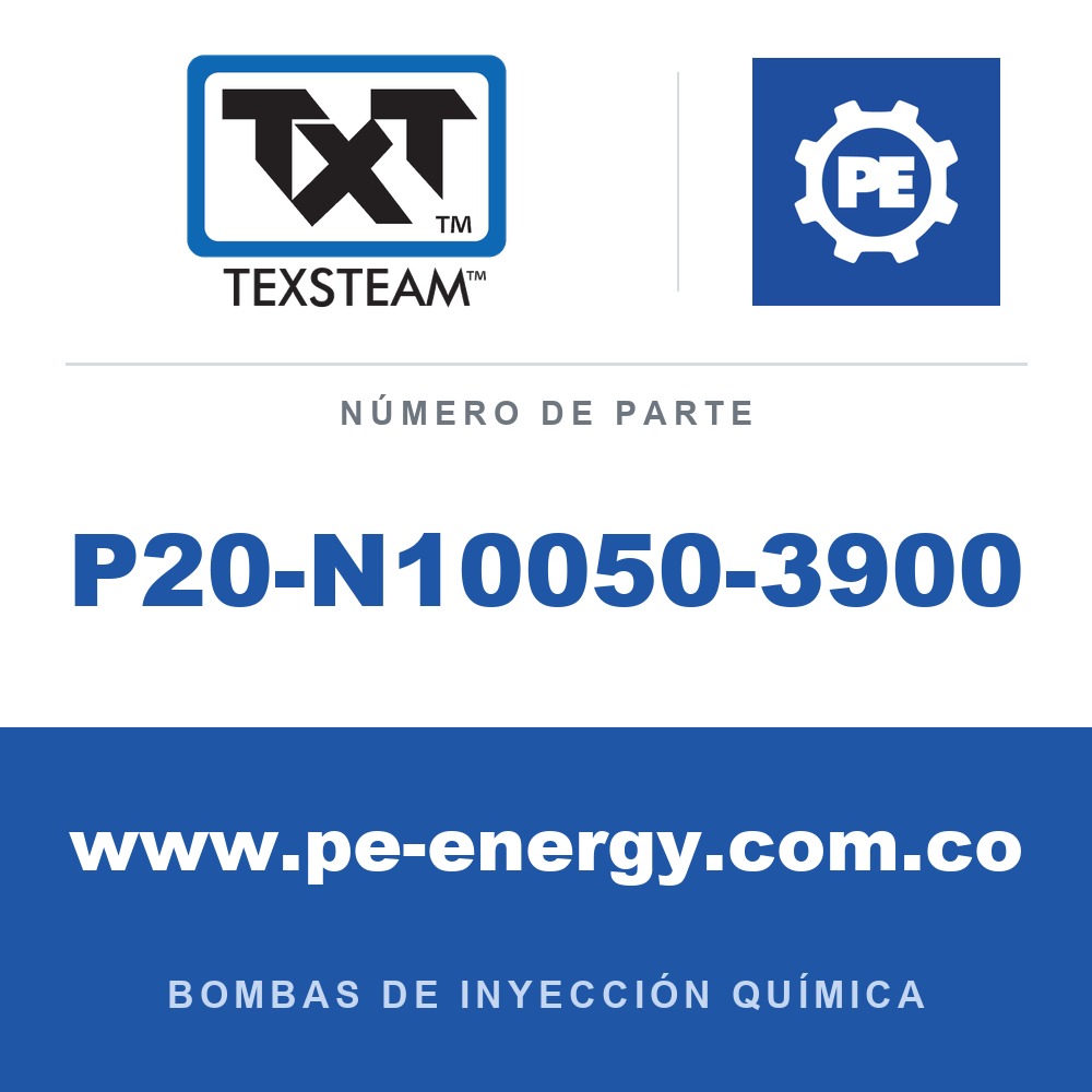 Texsteam P20-N10050-3900 - Texsteam P20-N10050-3900 - Componente de Tornillería y Herraje